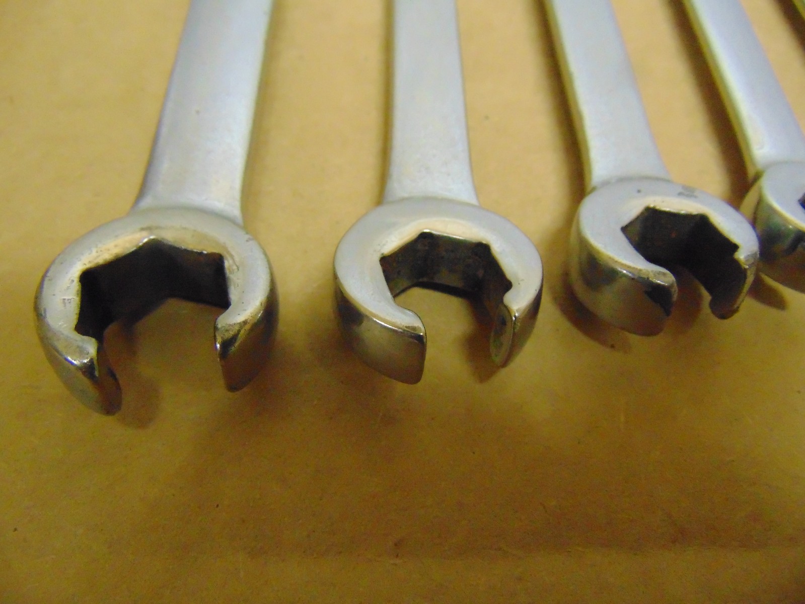 5 pc Snap On SAE Open End / Flare Nut Wrenches RXS