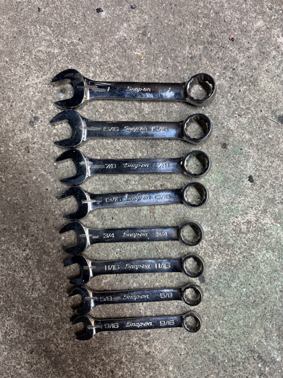 Snap On Set De 8pc OEX B 9/16-5/8-11/16-3/4-13/16-7/8-15/16-1”