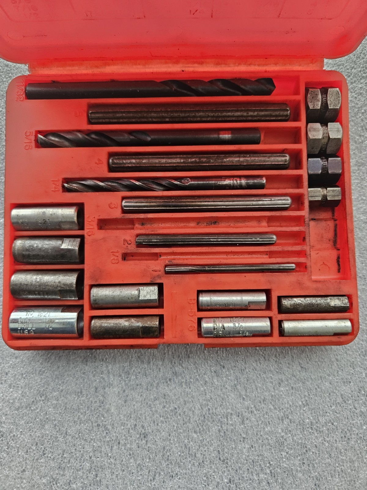 Snap On Blue Point 1020 Screw Extractor Set