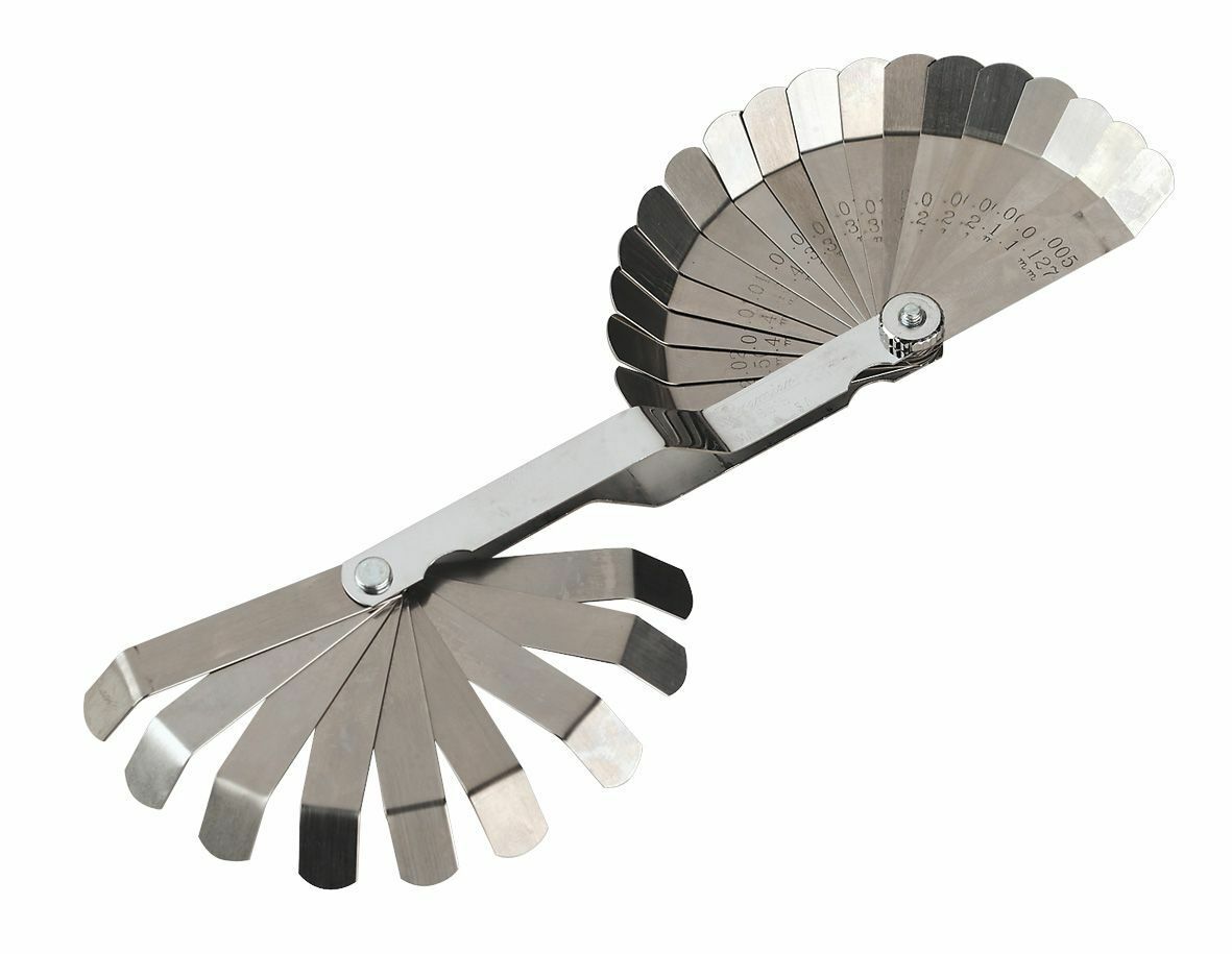 Sealey VS515 Feeler Gauge 26 Blade Offset – Dual Marked