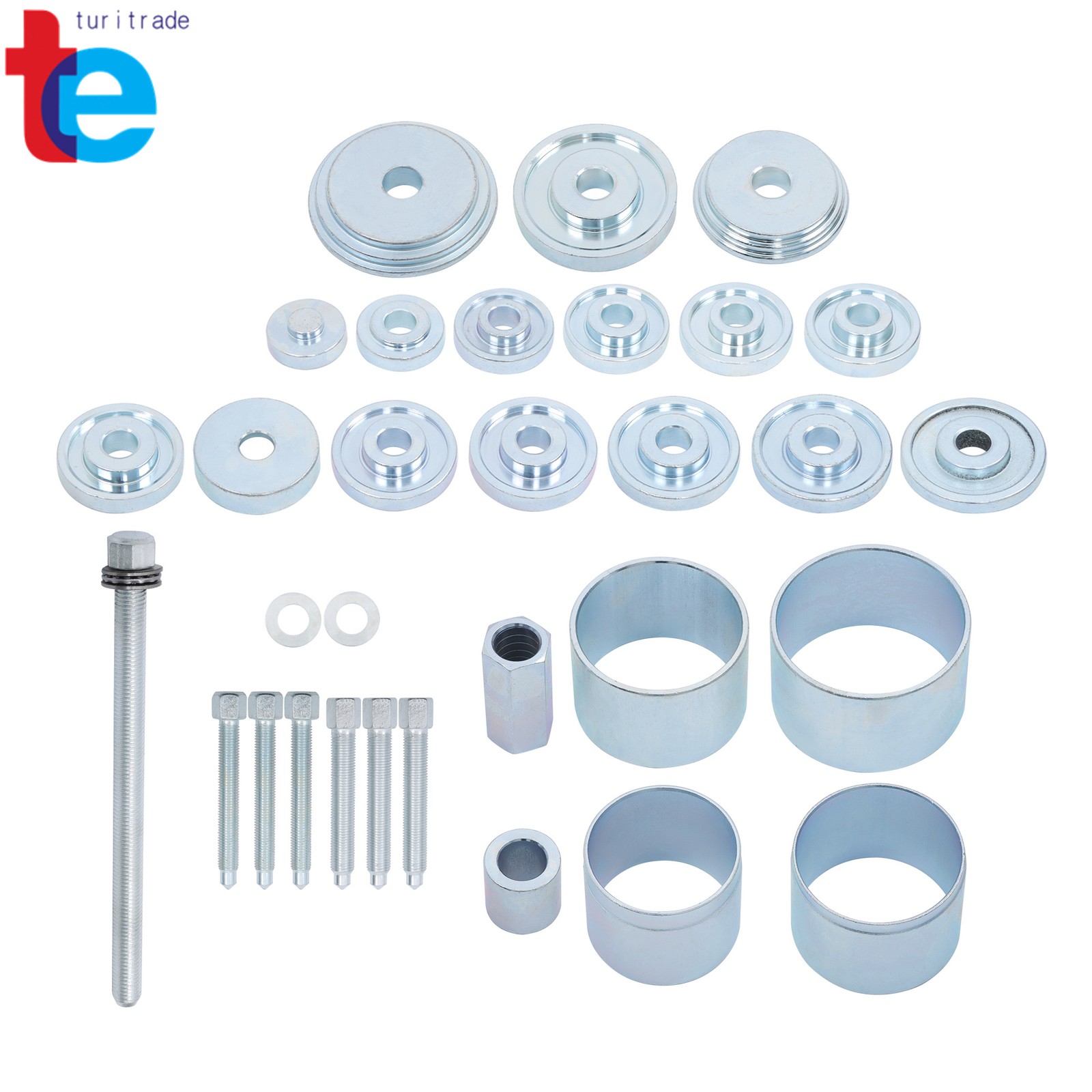 31pcs Front Wheel Hub Drive Bearing Removal Install Adapter Tool Kits Master Set