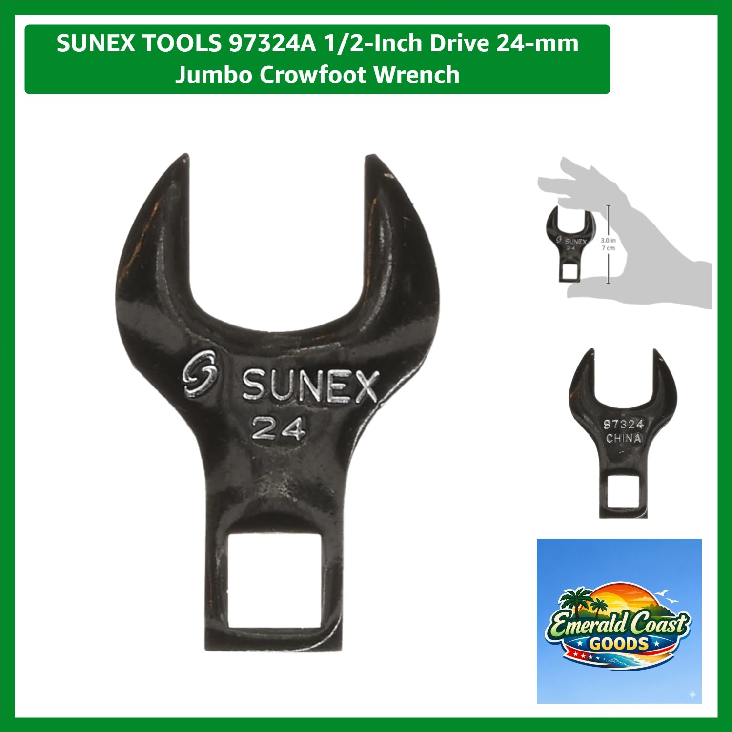 Sunex 24-mm Crowfoot Wrench – Lightweight and Built to Last for Professionals