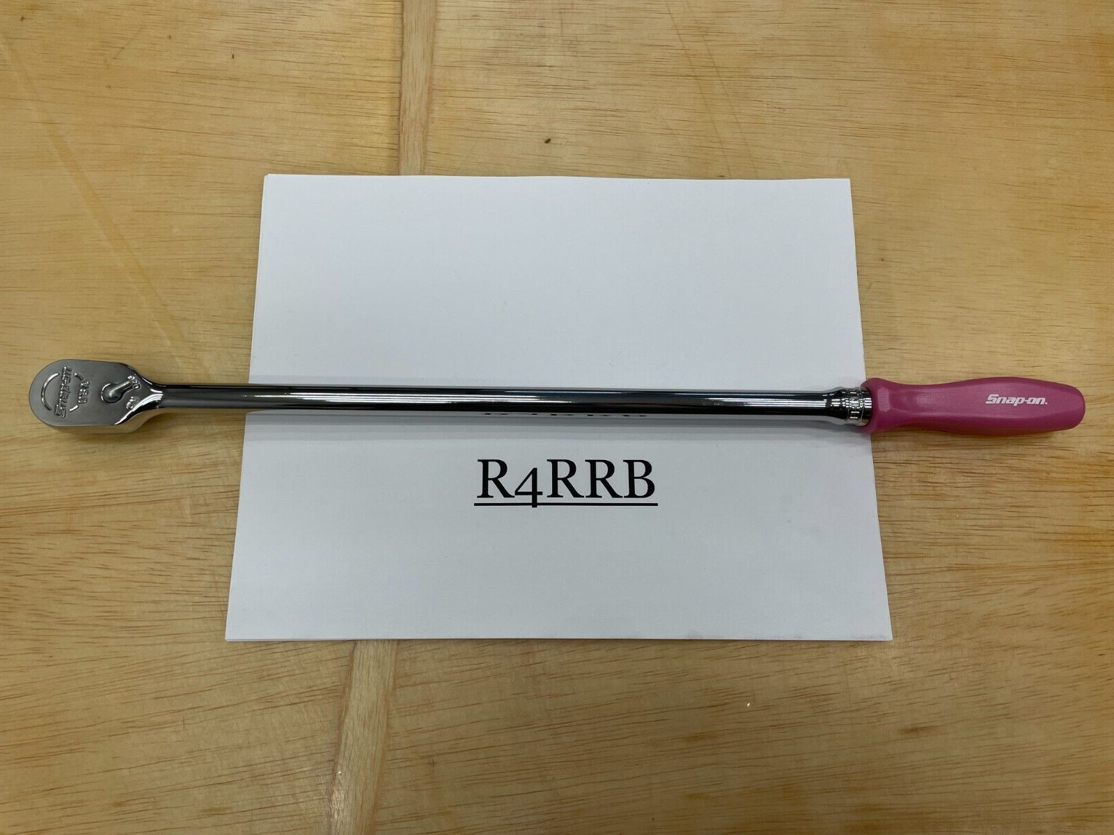 Snap-on Tools NEW PINK PEARL 3/8″ Drive Hard Extra-Long Fixed Ratchet FHLLD80PP