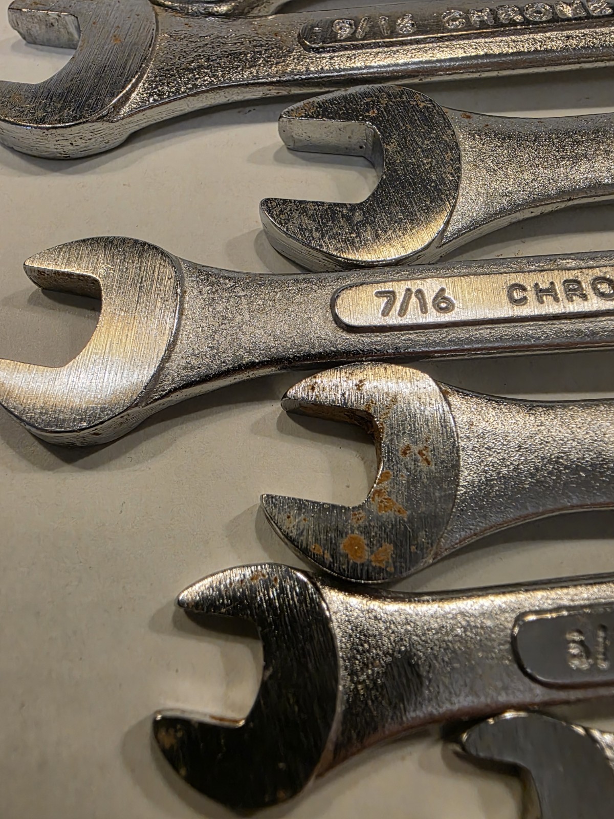 Pittsburgh Combination Wrench Set 14 Peice Raised Panel 12 Point 15 Degree