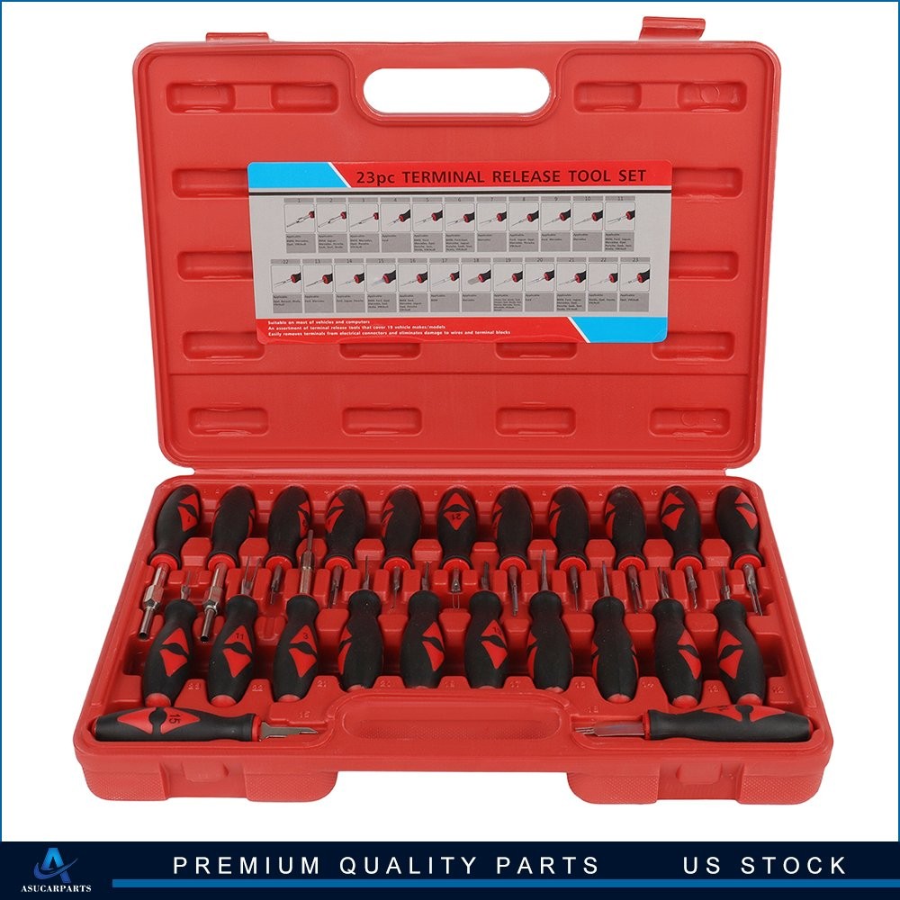 ?23pcs/set Universal Automotive Terminal Release Removal Remover Tool Kit