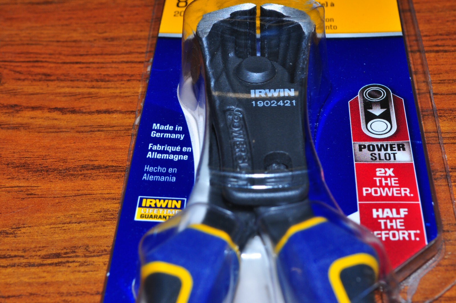 8″ Max Leverage End Cutting Pliers with Power Slot Made in Germany