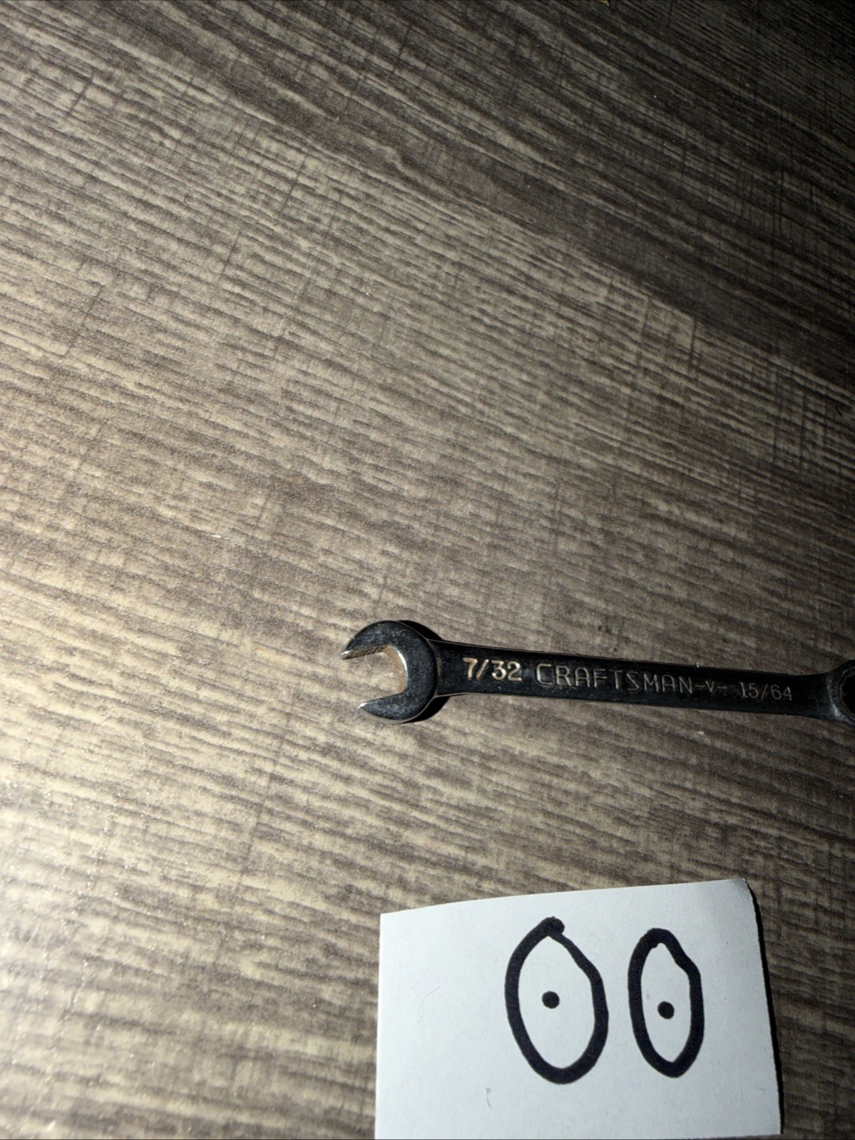 Craftsman 7/32″ 15/64″ Combination Ignition Wrench Vintage 43941 USA V Series