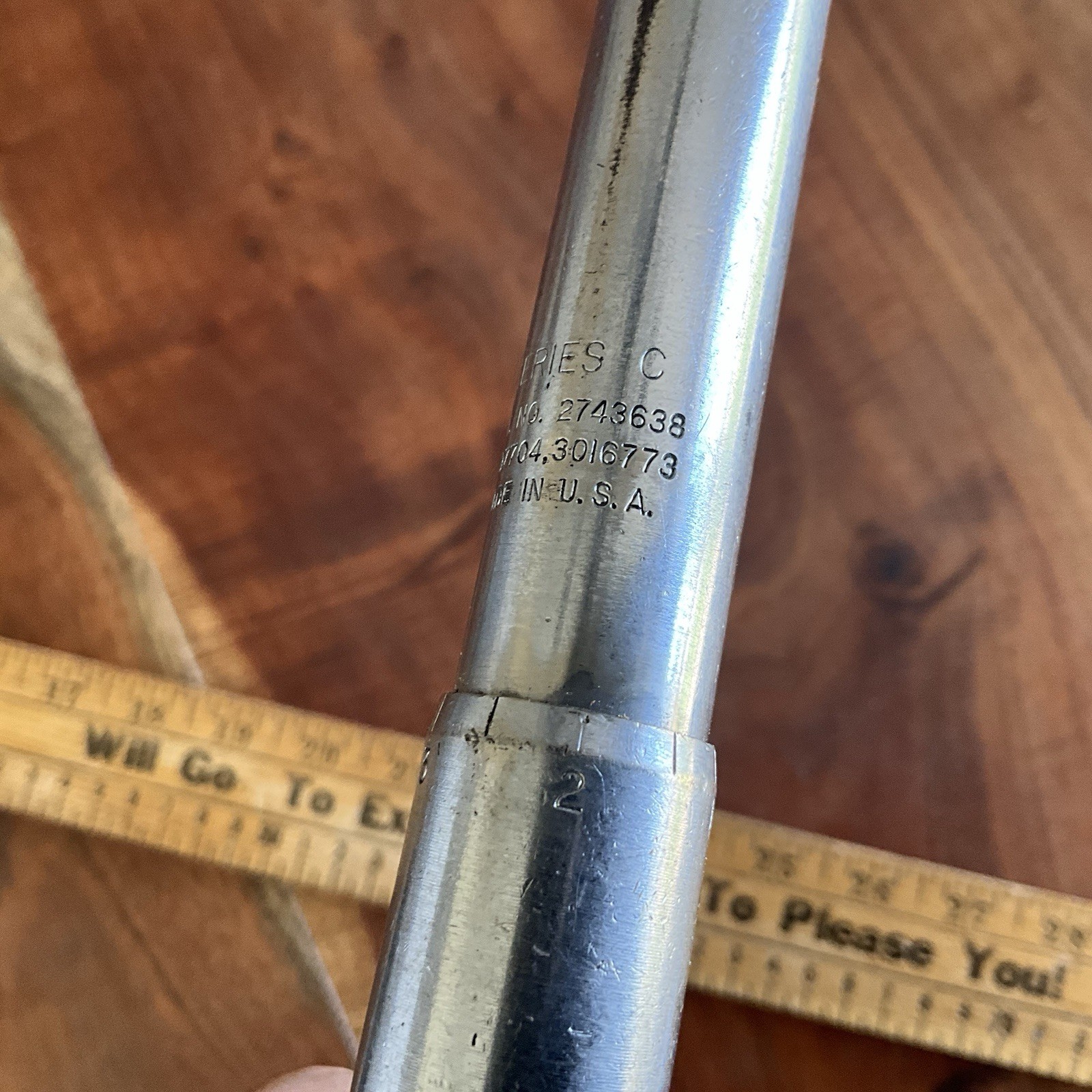 Snap-on QJR2100A 3/8″ Drive Torque Wrench 20-100 Ft-lb USA