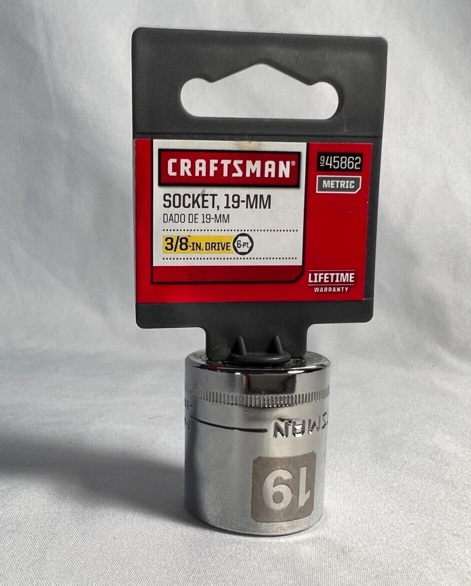 NEW Craftsman Socket 3/8 & 1/2″ Drives 6 &12 pt Choose Size Metric / SAE