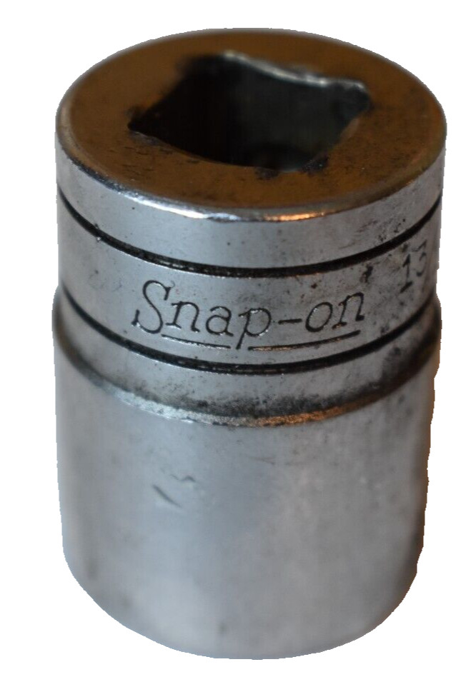 Snap On Tool SW261 13/16″ SAE Flank Drive Shallow Socket 1/2″ Drive 12 Point USA