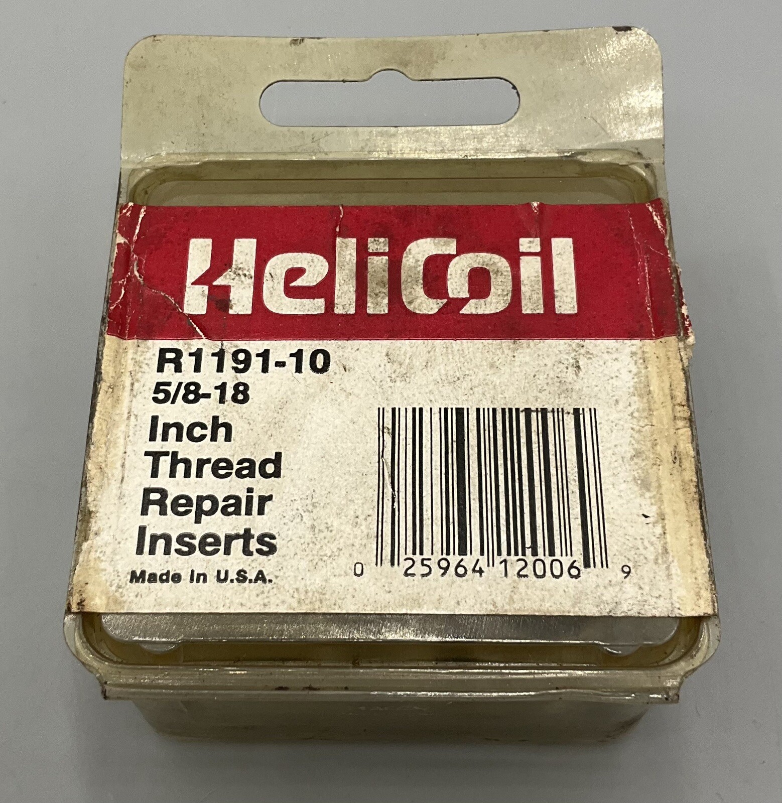 7 Piece Helicoil 5/8-18 Inch Thread Repair Inserts R1191 Made in the USA Partial