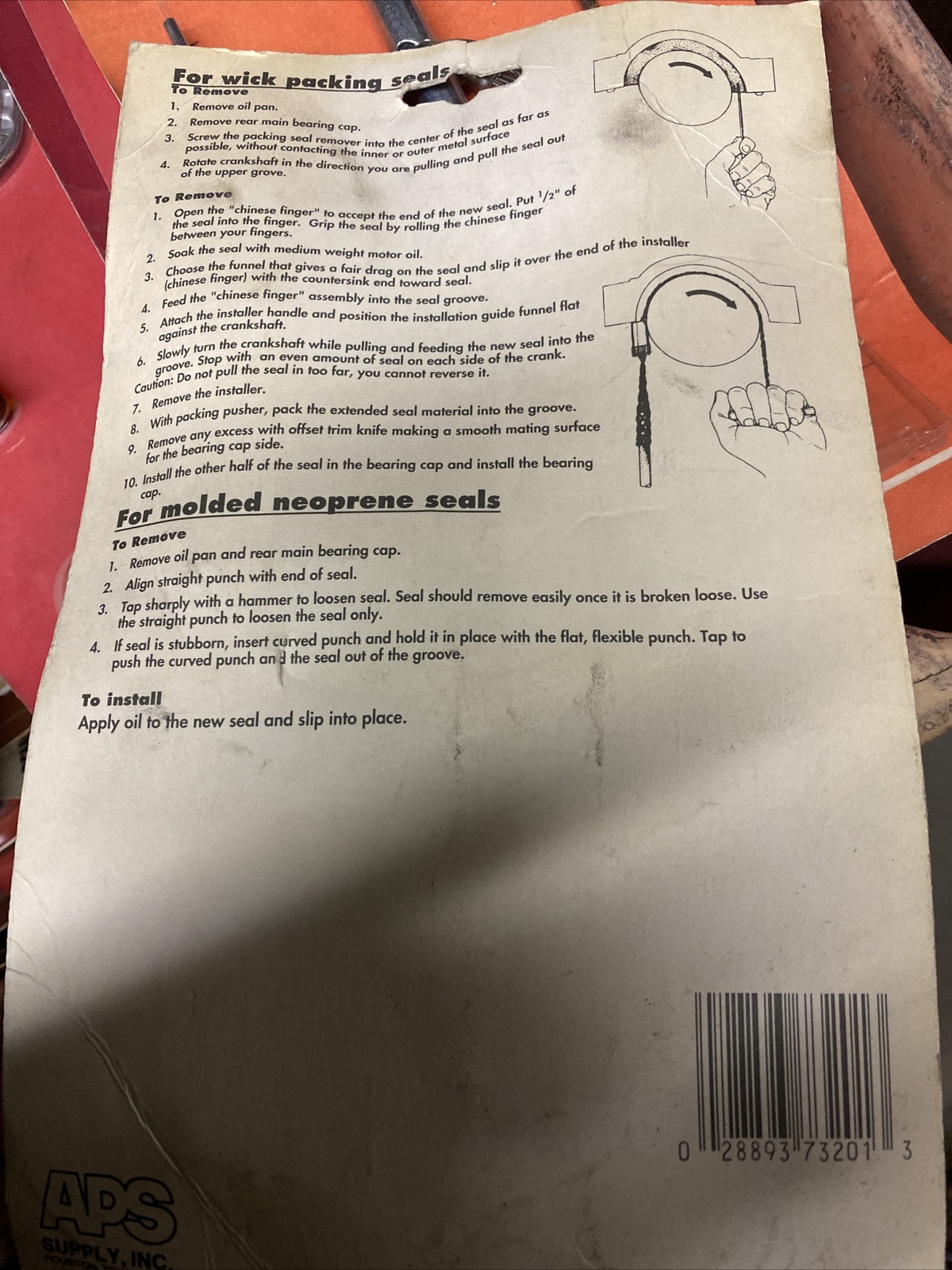 KD Tools/Big A Tools/Cal-Van,Oil Seal Remover and Installer,Part#492,Made in USA