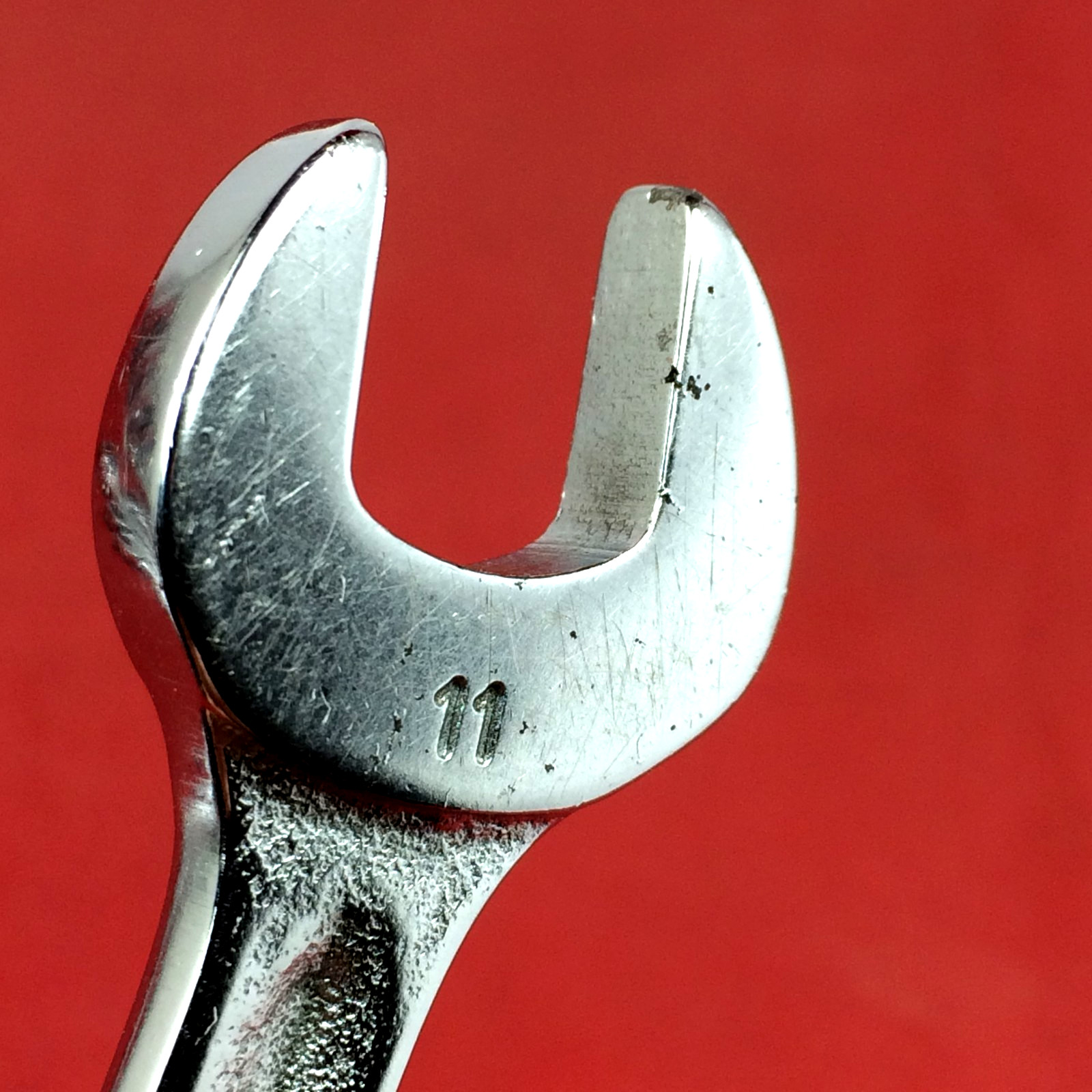 1968 Snap-on 9mm x 11mm VSM911 Metric Open-end Wrench Underline