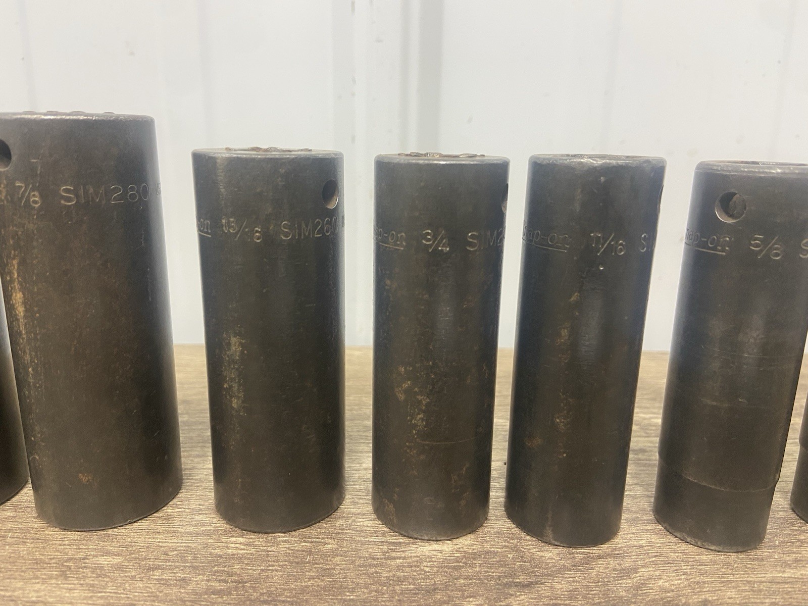 Snap-on SIM160 1/2″- SIM320 1″ Deep Impact 9pc SAE Socket Set 1/2″ Drive 6 pt