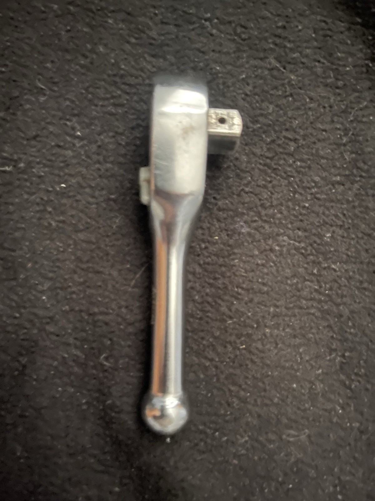 Snap On F710BK – Chrome, 3/8″ Drive, Stubby, 4” Long, Ratchet-USA-