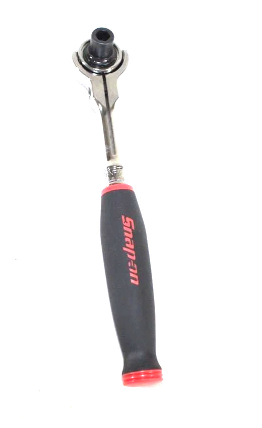 New Snap-on™ 1/4″ Hex 6 7/8″ Red Soft Handle Round SWIVEL Head Ratchet THNFM72
