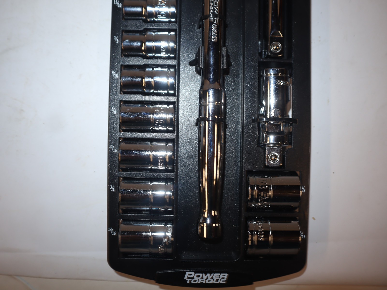 Power Torque Rachet and Socket Set 15 pc, Metric Sockets 1/2″ Drive GM4251 79005