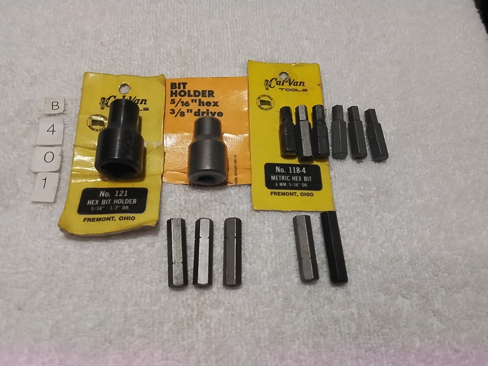 13pc CAL-VAN 1/2″×3/8″ DRIVE-5/16″ HEX BIT HOLDER QTY6-6mm 3-8mm 2-5/16″…