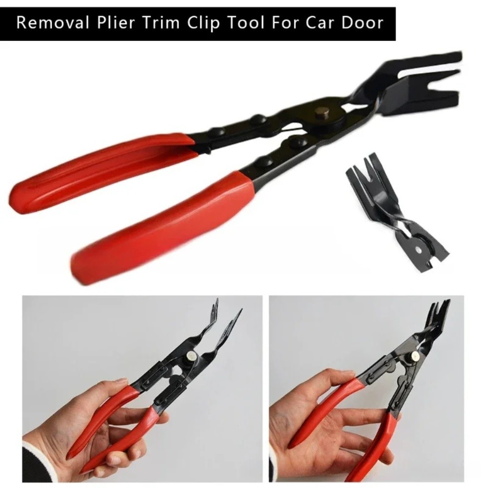 Car Clip Pliers Tool Panel Clip Remover Fastener Auto Retainer Tool 23cm