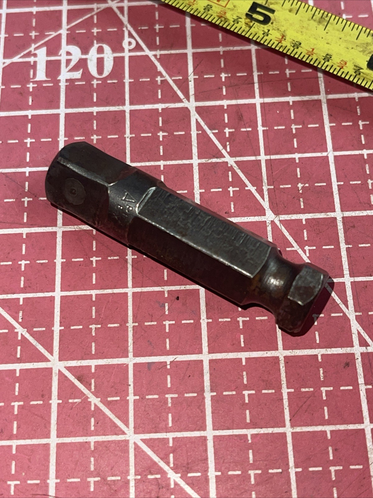 Apex USA EX371-2 Hex 7/16” Power 3/8” Drive Socket Adapter Extension 2” Long 3/8