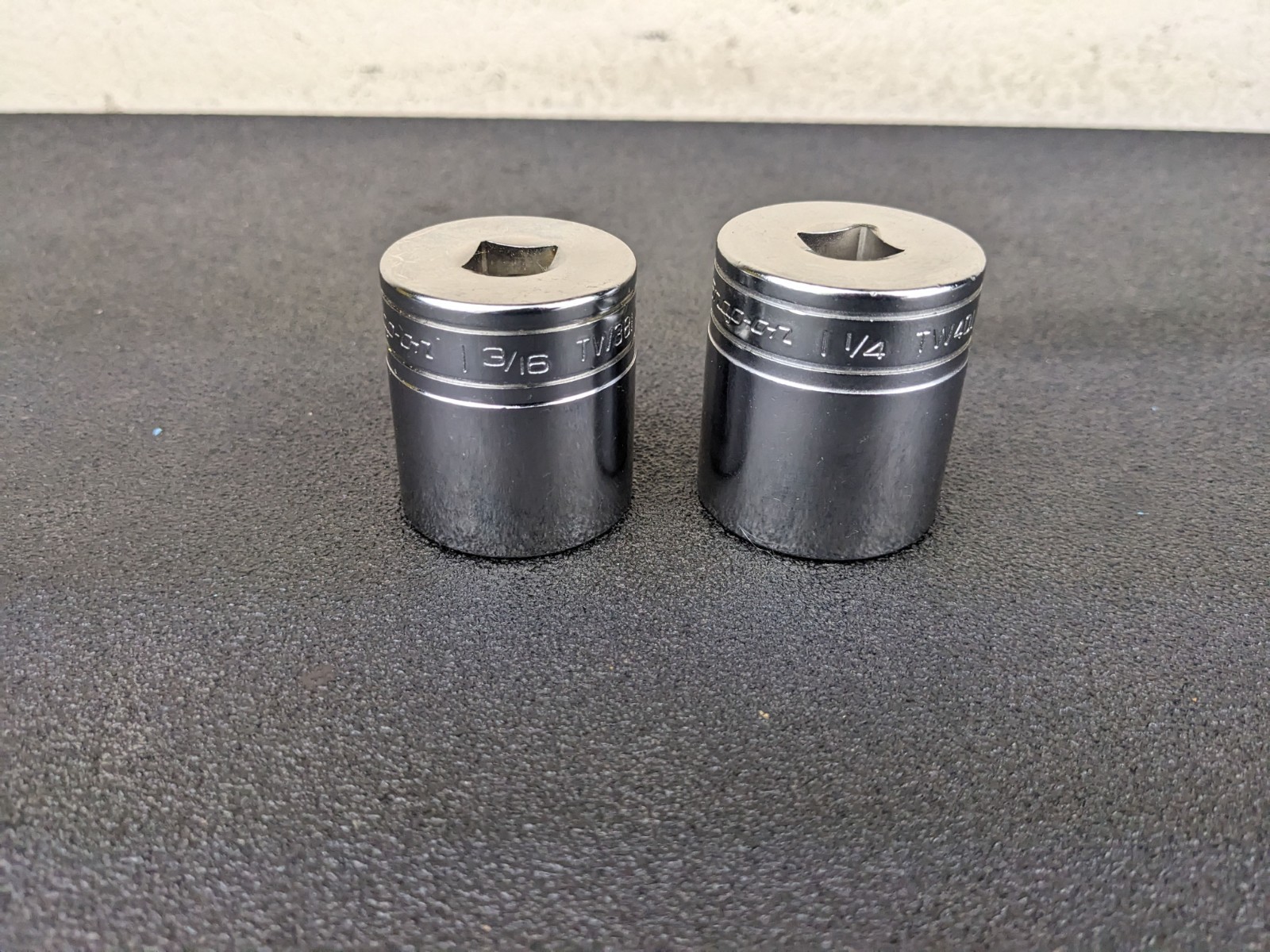 #bo270 Snap-on Tools USA NEW TW381 TW401 1/2″ Drive SAE 6pt Chrome Sockets