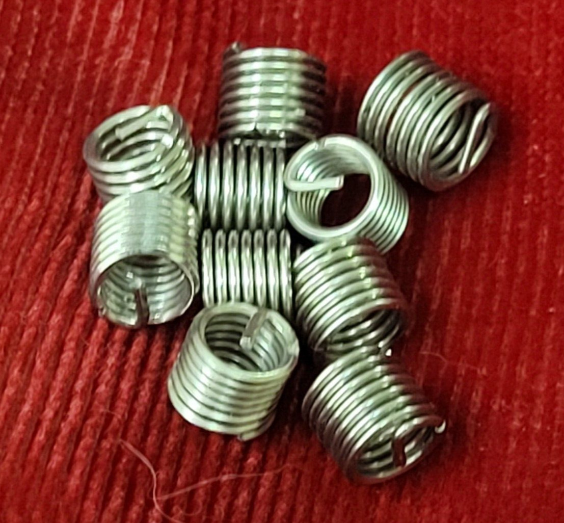 208-F1-0285 10-32 X .0285 Thread Repair Inserts LOT OF 10 Perma Coil Fits Heli