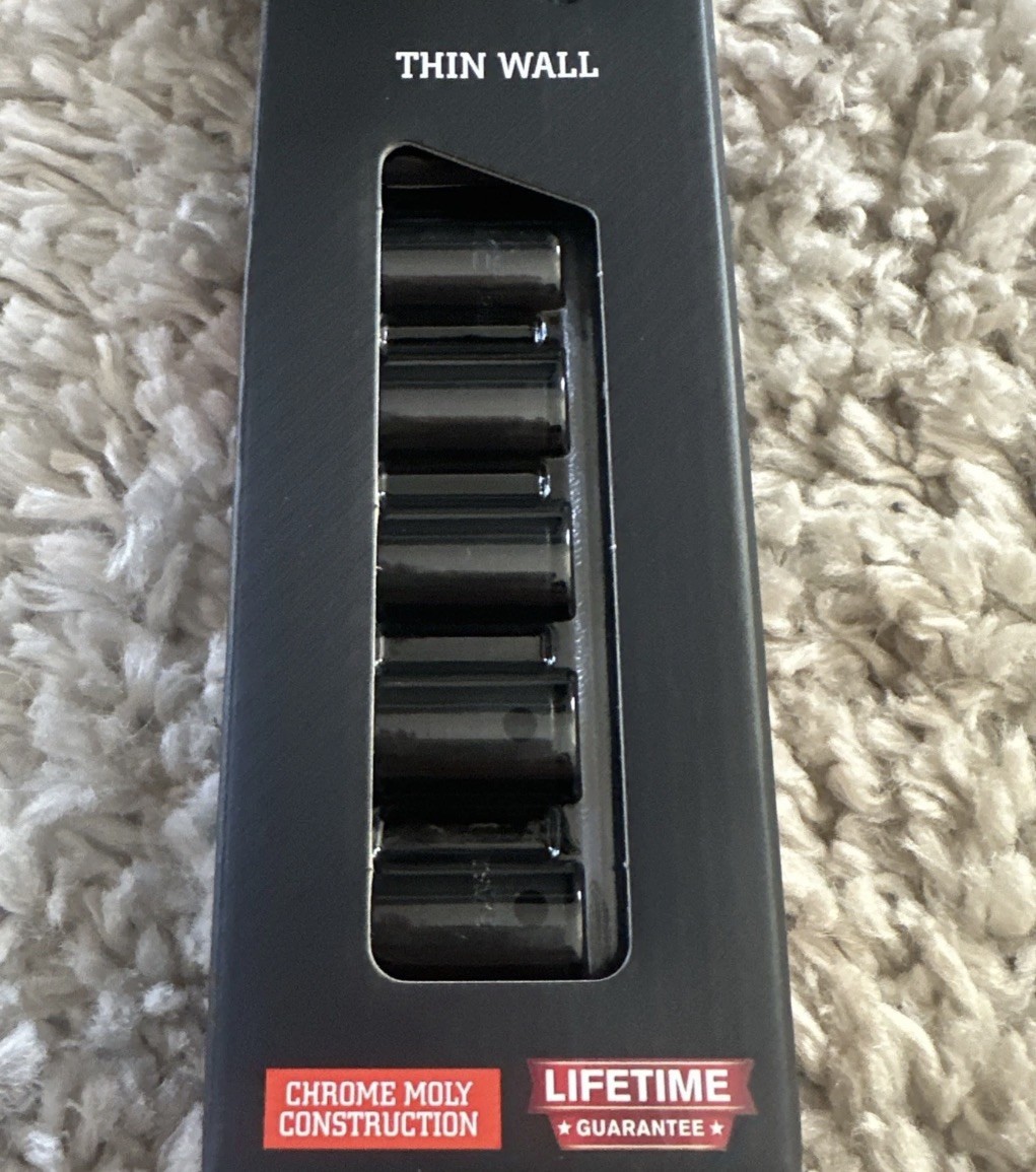 🔥 ICON 3/8″ Drive Metric Impact Thin Wall Socket Set, 13-PCS I2SM-13 70432 NIB
