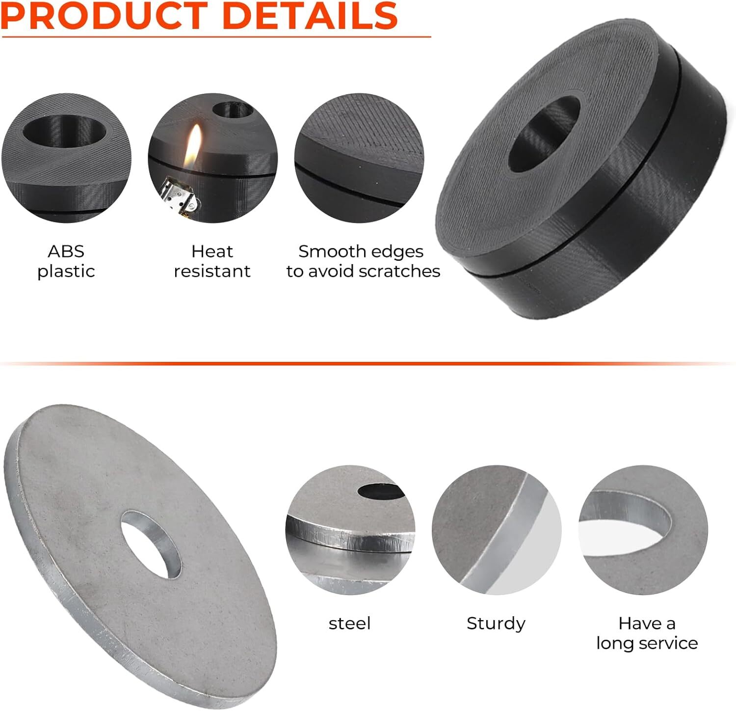 Sheet Metal Dimple Die Set for Harbor Freight Hydraulic Punch Driver Kit US