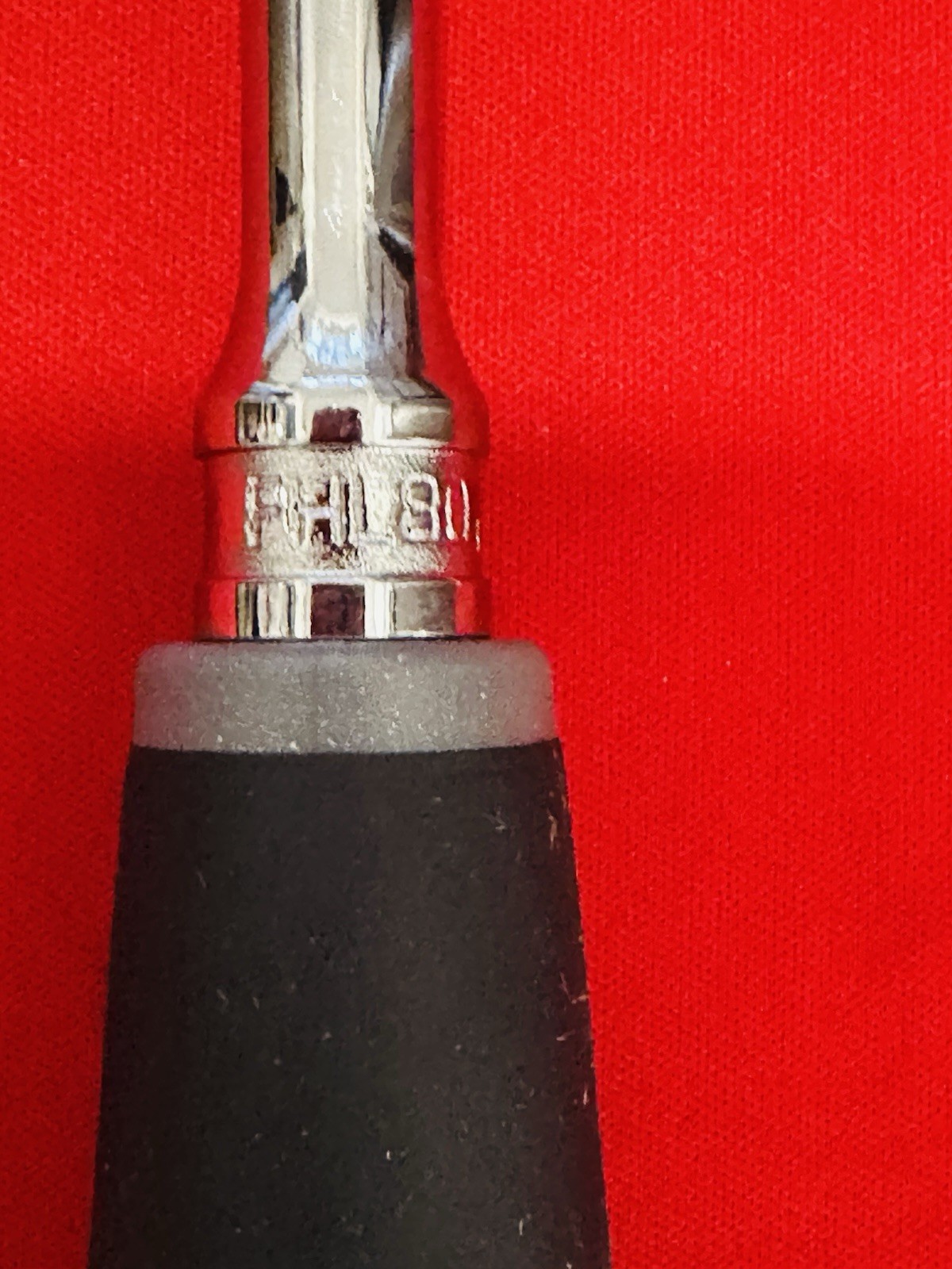 Snap On FHL80 – Dual 80 Dark Titanium Long Soft Grip Handle Ratchet New!
