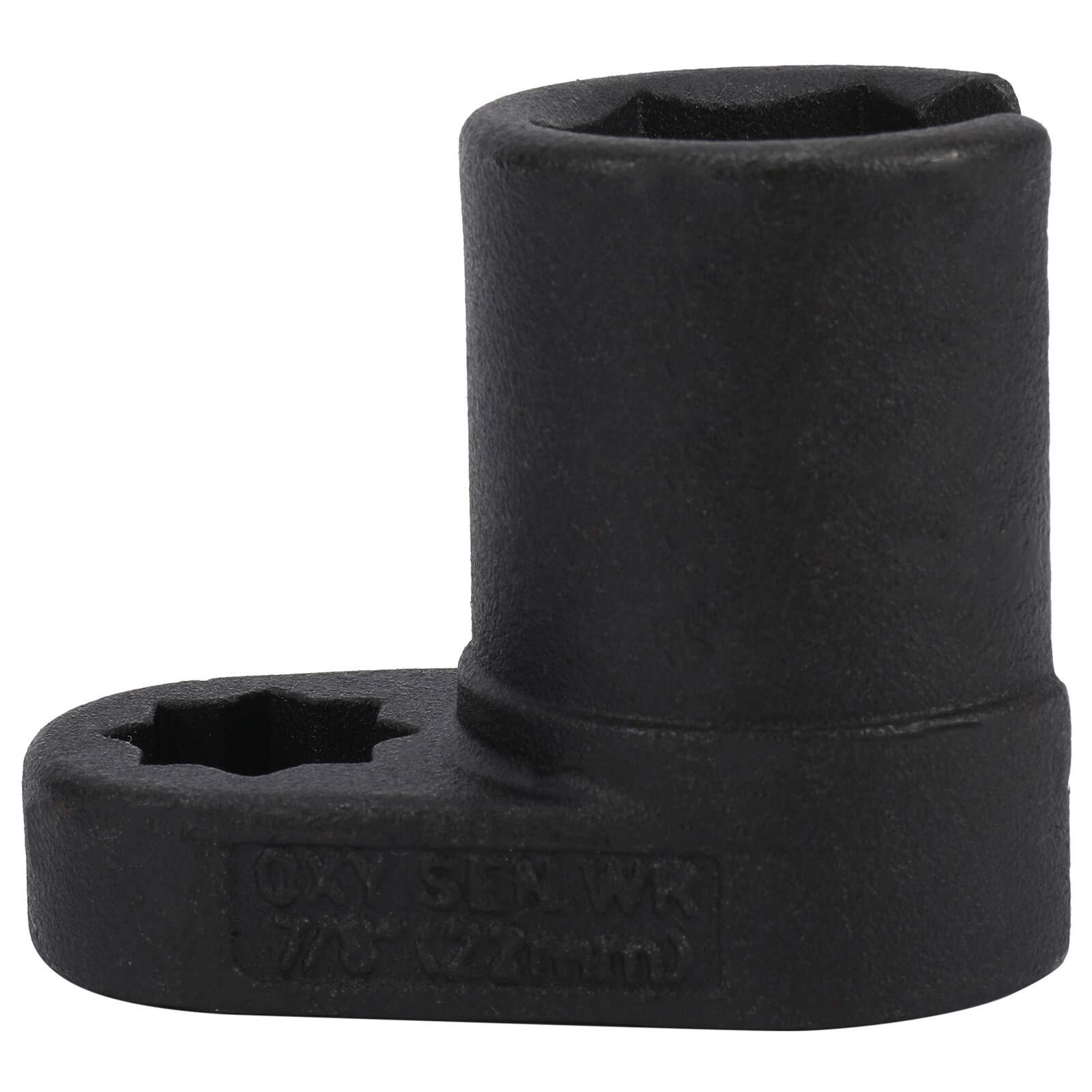 Professional 1/2″ Drive 7/8″ 22mm O2 Oxygen Sensor Socket Hex Offset Wrench Tool