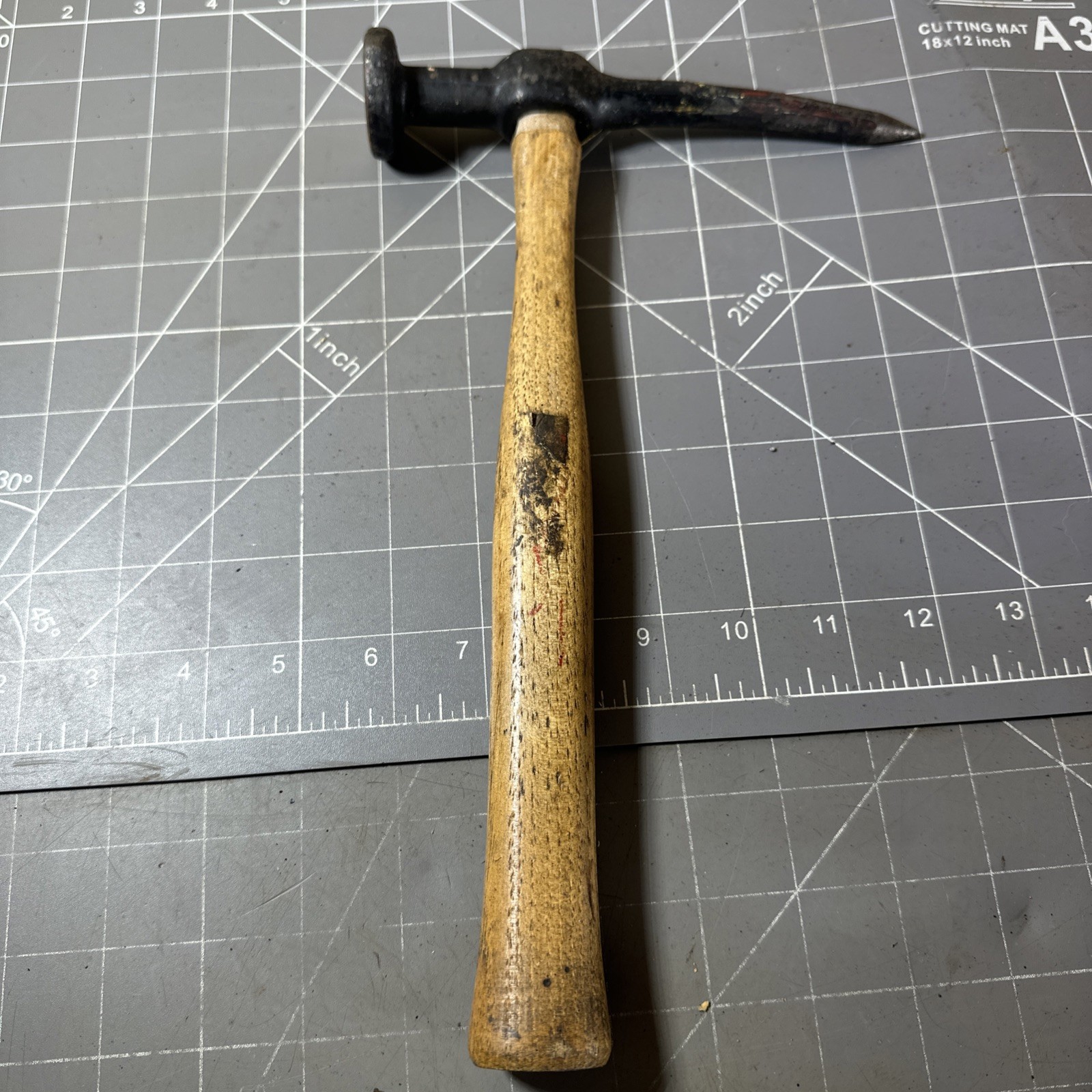 Vintage Auto Body Pick Bumping Hammer Wood Handle⁠