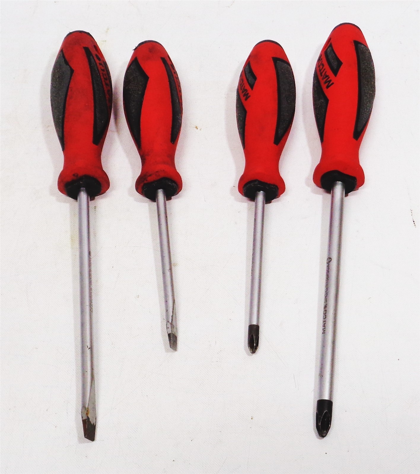Matco Tools 4pc Screwdriver Set SPR106CA, SPR54CA, SPR106P3CA, SPR84P2CA