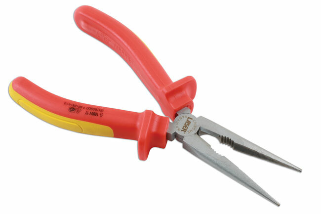 Laser 7469 Insulated Long Nose Pliers 1000v 200mm