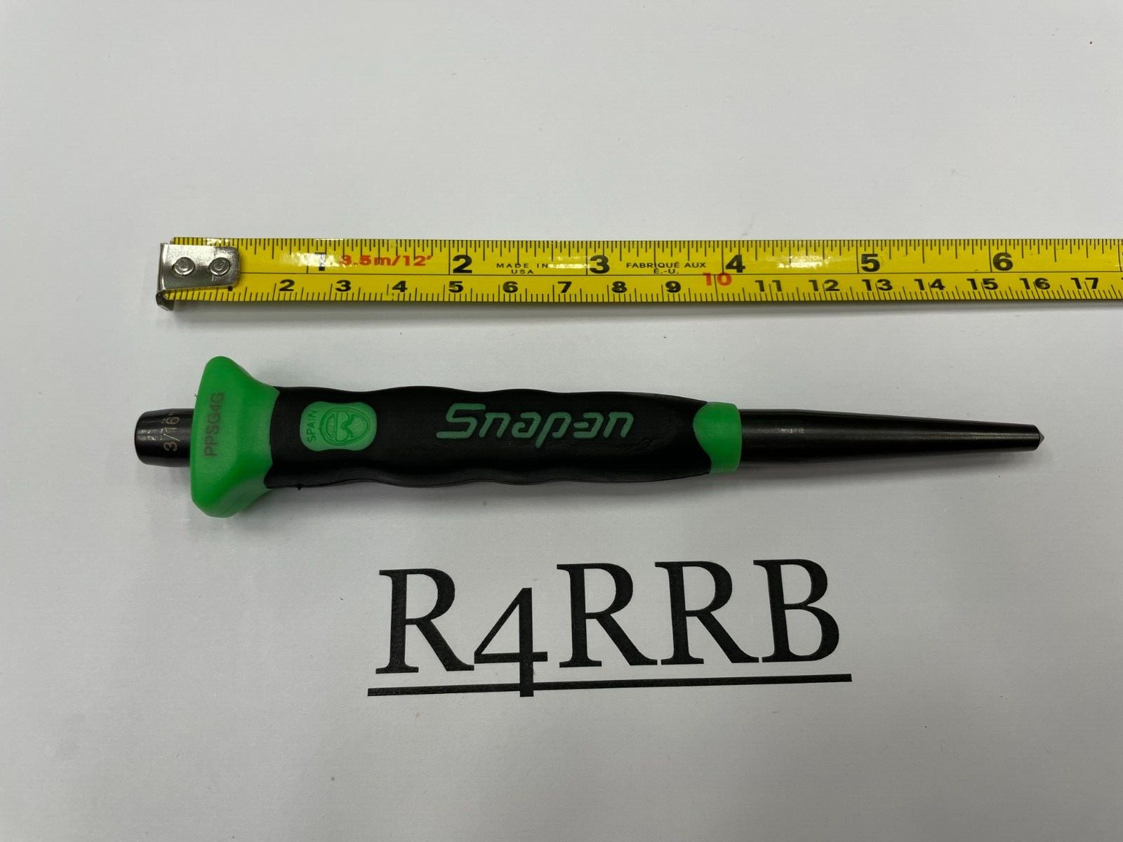 Snap-on Tools SPAIN NEW GREEN Soft Grip 3/16″ Center Punch PPSG4G