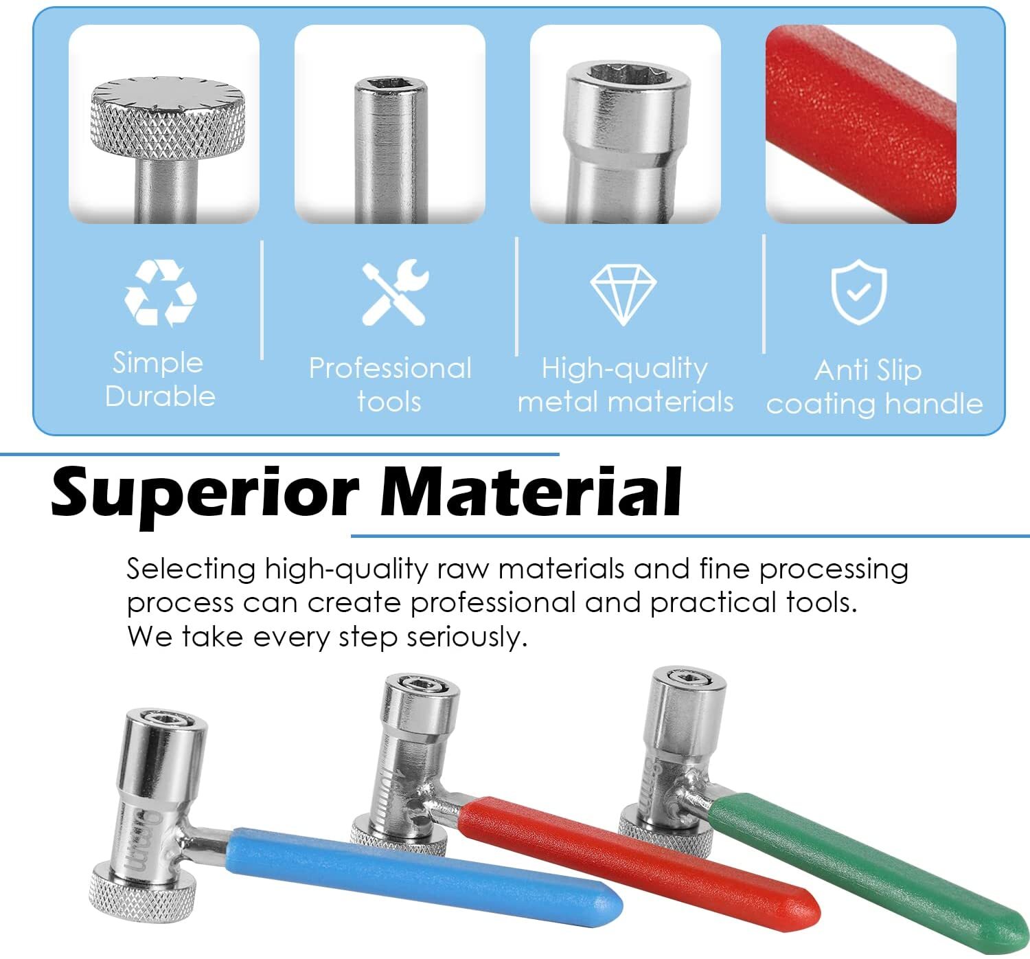 Valve Tappet Adjusting Wrench Tool Kit For Most Motorcycles ATVs & Small Engine