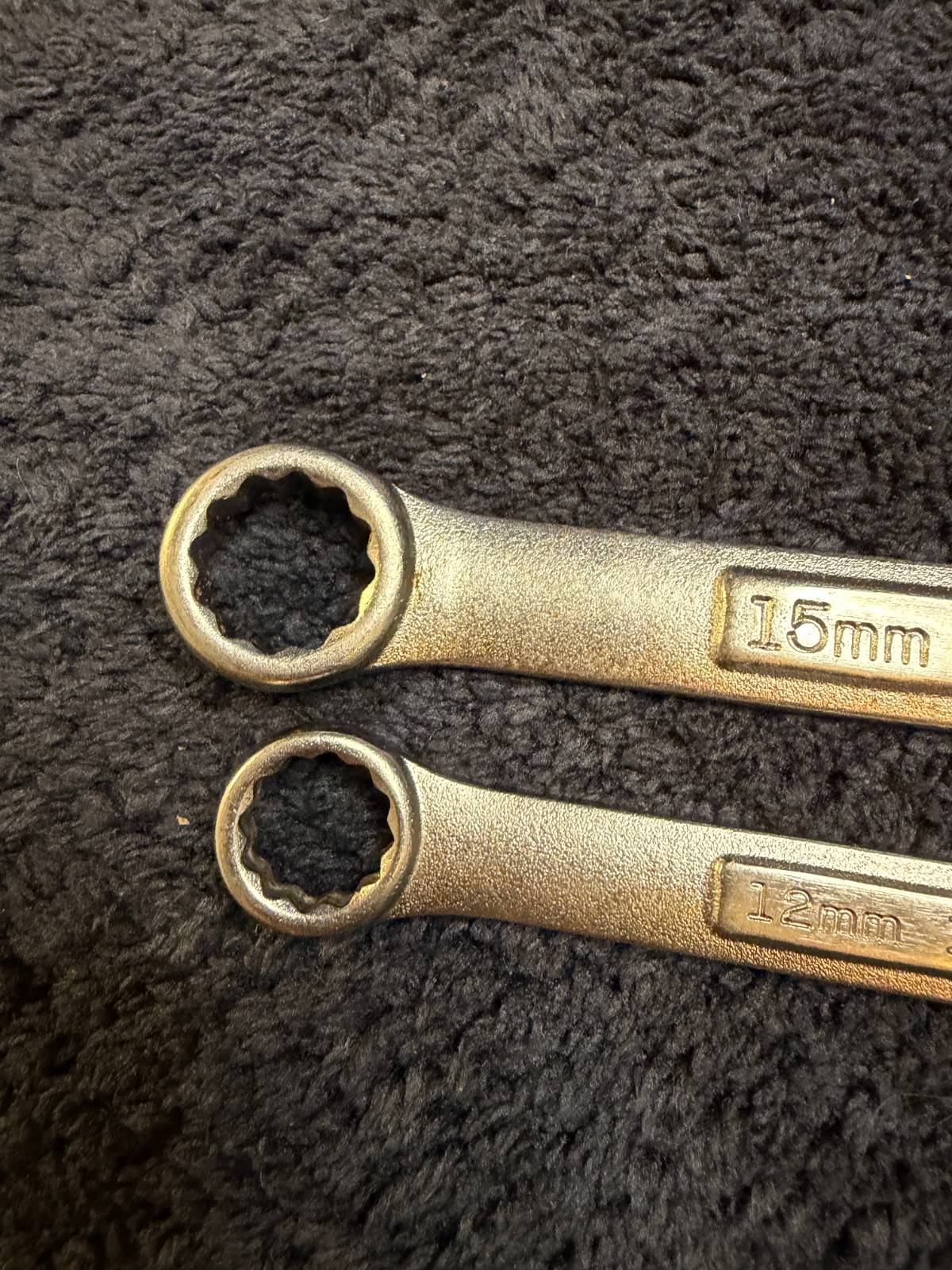 2 – Craftsman VA Metric Combination Wrenches 15mm 12mm see pictures