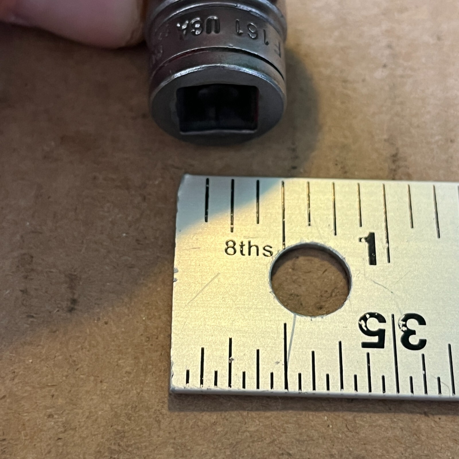 Snap-On F161 Shallow Socket 1/2″ SAE 12 Point 3/8″ Drive