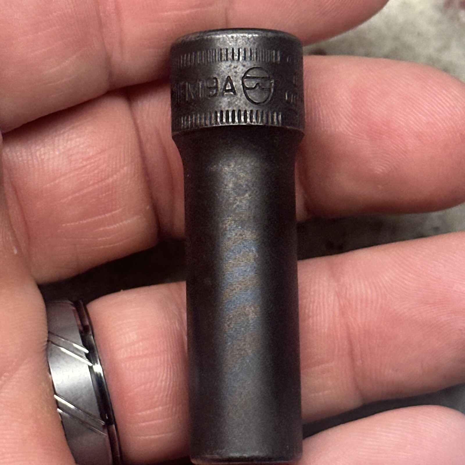 SNAP ON SIMFM9A 9MM 3/8″ DRIVE METRIC 6 POINT DEEP IMPACT SOCKET SIMFM 9 MM USED
