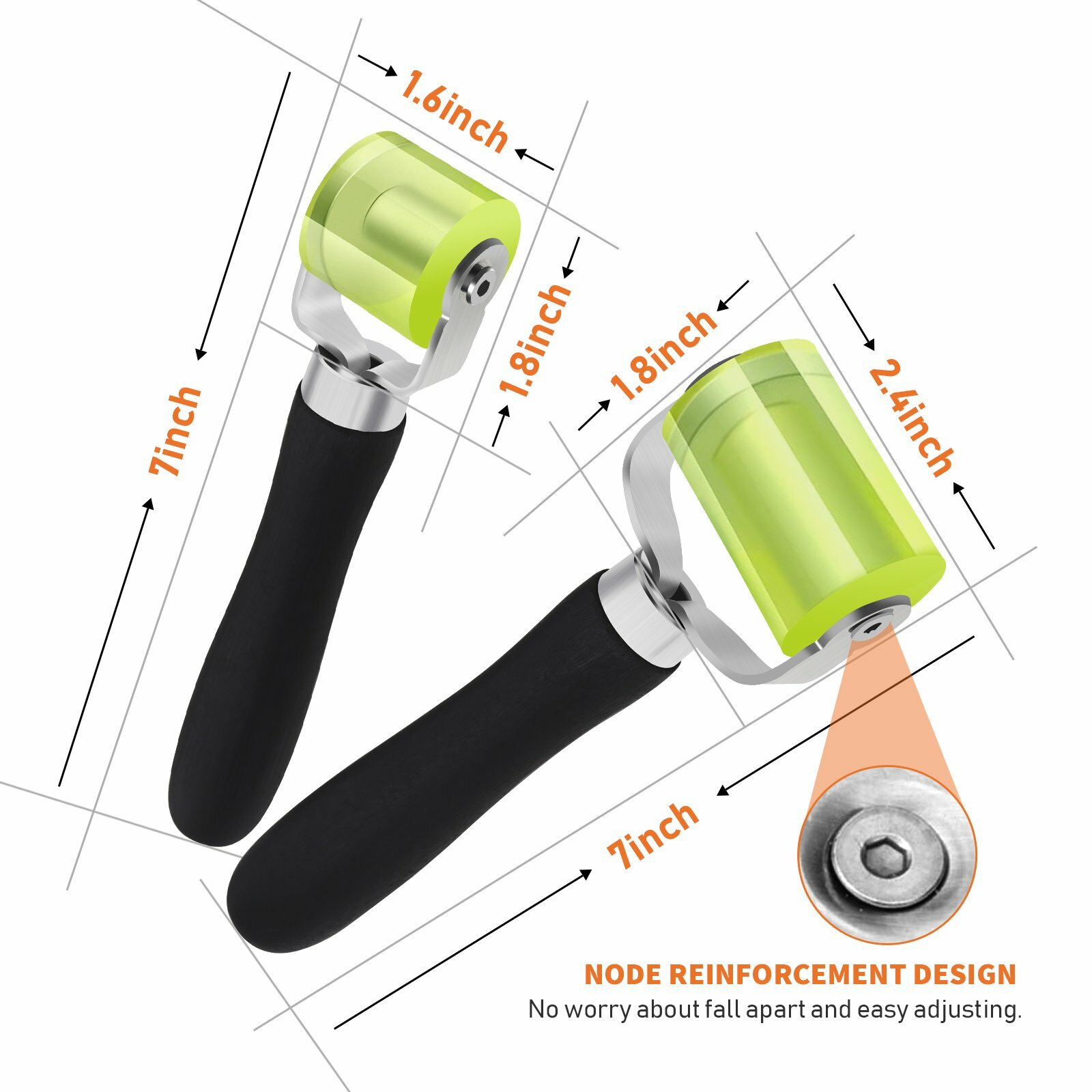 L+S Commercial Grade Sound Deadening Hand Roller Installation Tool Wood+Rubber