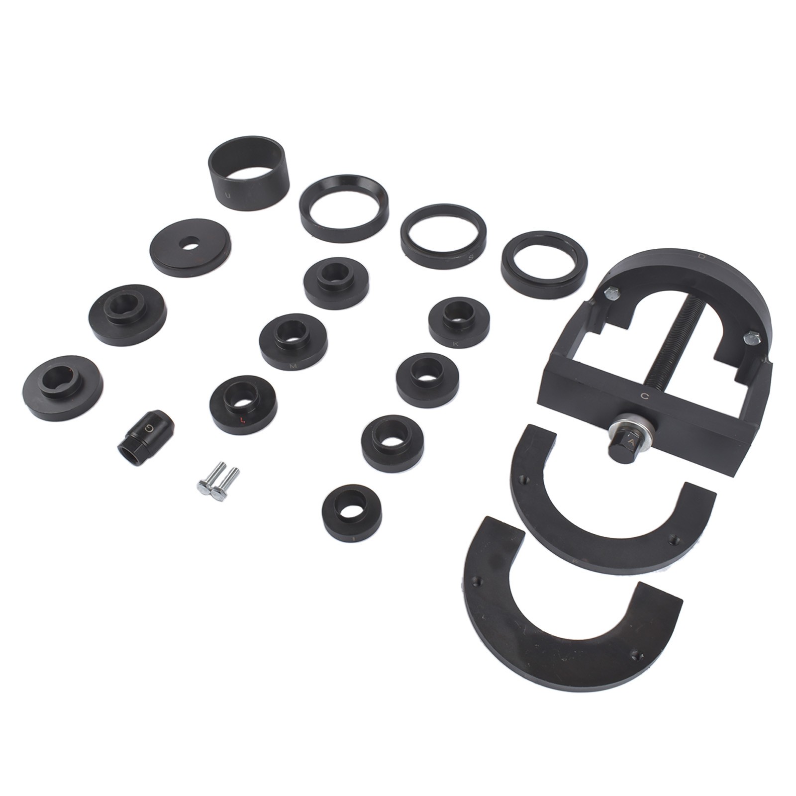 19pcs Master Wheel Hub & Bearing Removal + Installation Tool Set C – U Sizes