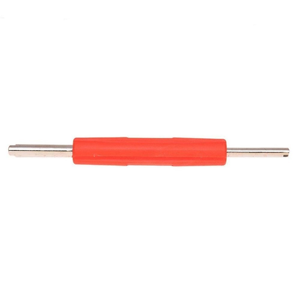 Red Silver Wrench Pneumatic Valve Core Extractor Motorcycle Truck Repair Tools