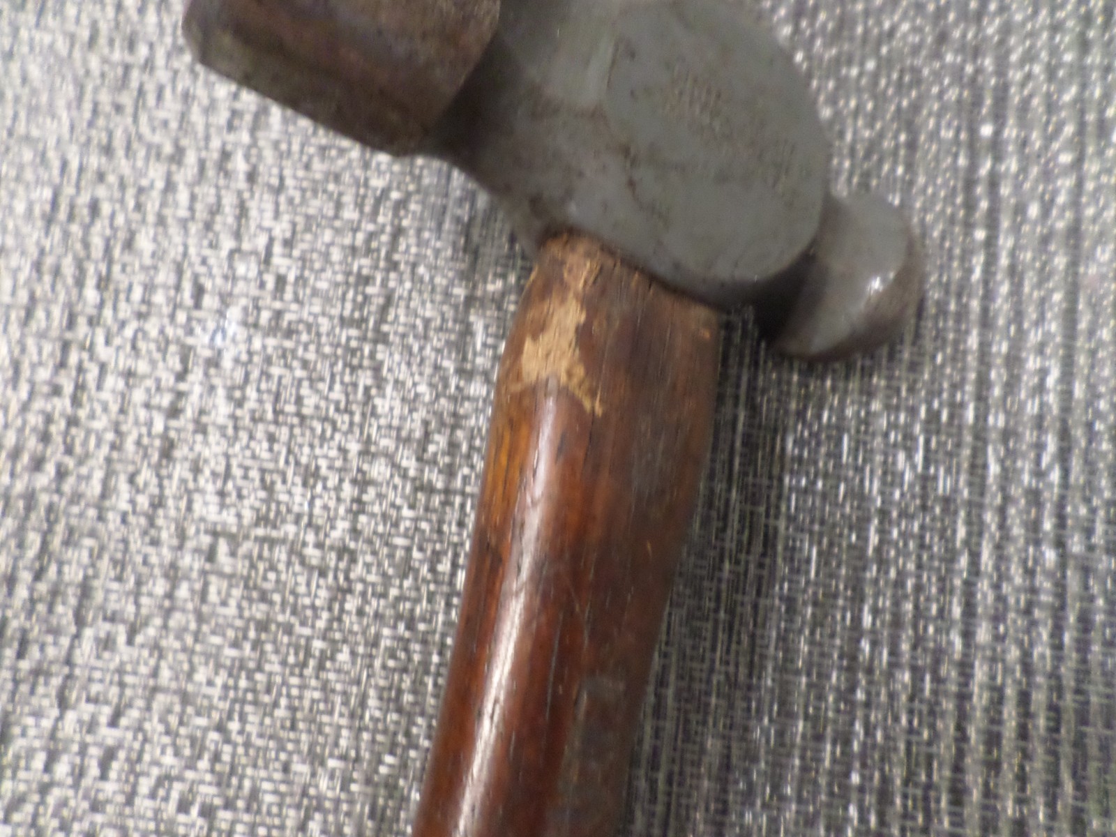 Vintage Craftsman Ball Peen Hammer & Orig. 12 3/4″ Handle – 38464 – 12oz