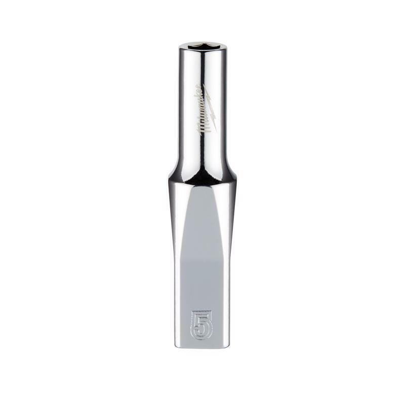 Milwaukee 5 mm X 1/4 in. drive Metric 6 Point Standard Deep Socket