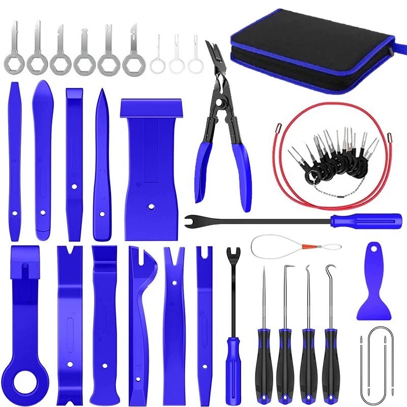 Plastic Trim Removal Pry Tool Set for Car Radio Panel Door Auto Trim Puller Set