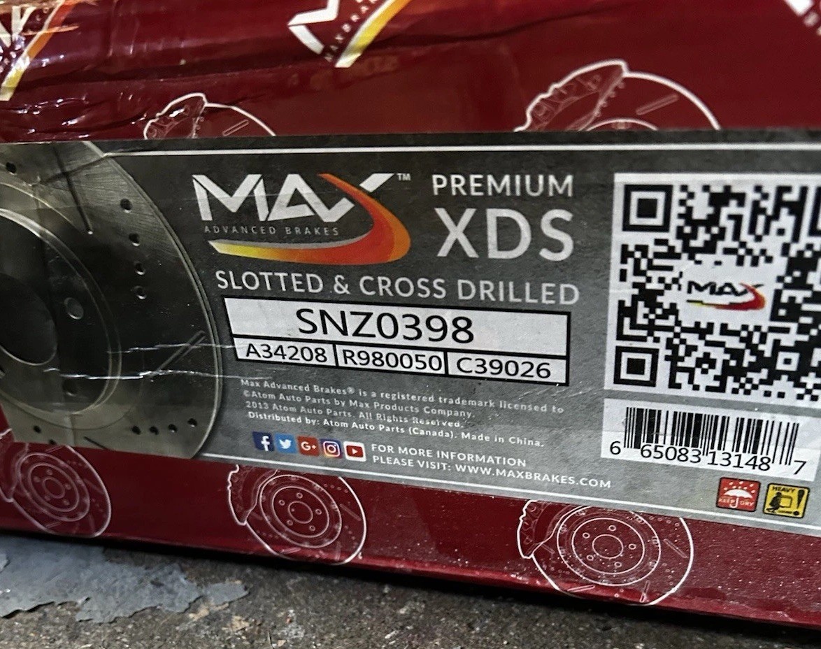Max Brakes Rotors