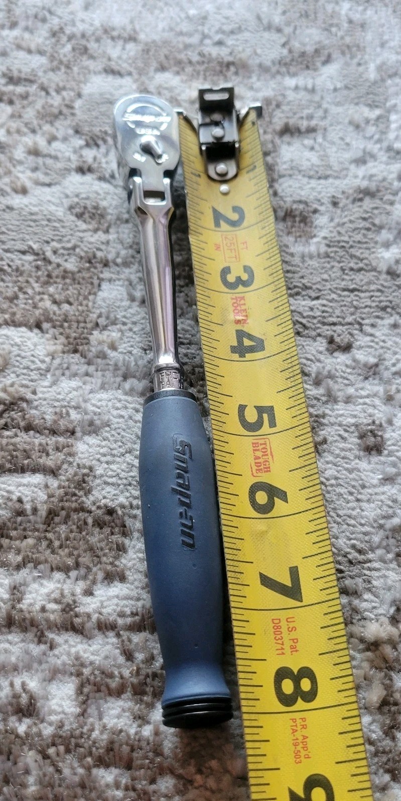 Snap-on Tools USA 3/8″ Drive POWER BLUE Small body Flex-Head Ratchet FHCLF72