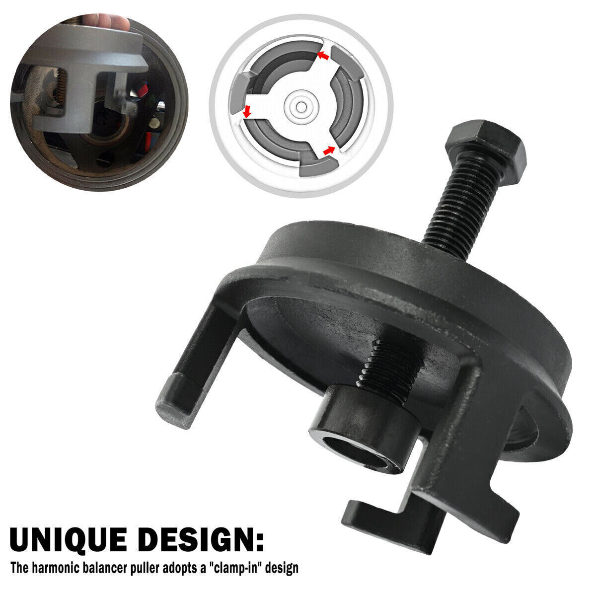 25264 Harmonic Balancer Puller Crank Pulley Puller For GM Dodge Chrysler Ford