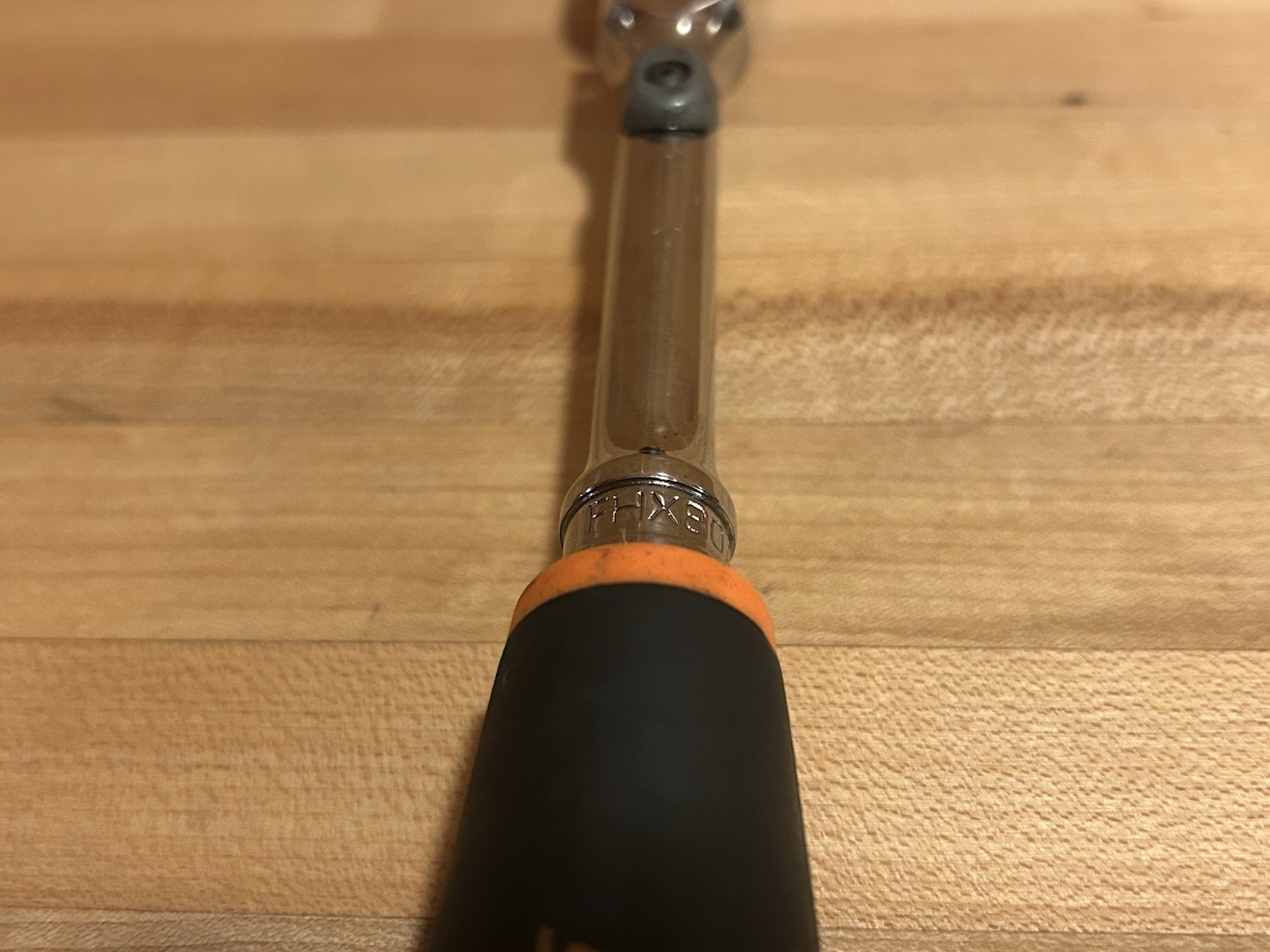 Snap-on Tools | 3/8″ FHX80AO 80 Tooth Orange Soft Grip Locking Flex Head Ratchet