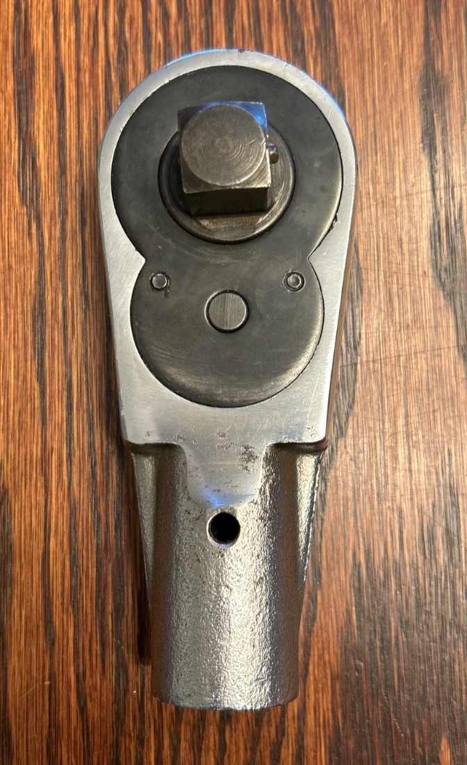 Vintage 3/4″ Ratchet Head No Handle. Unidentified Brand has Date Code See Photos
