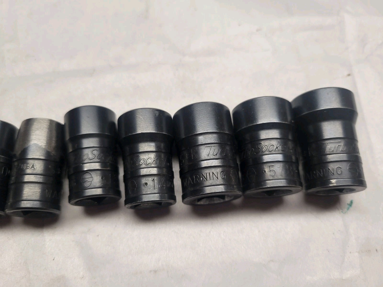 SK Tools 11 Pc 3/8” Drive Metric/SAE Turbo Socket Set For Damaged Nuts/Bolts 803